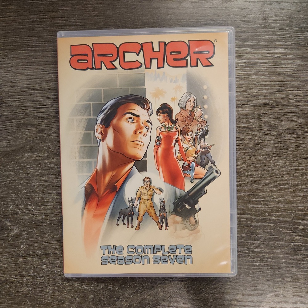 Archer: The Complete Season Seven (DVD 2016) Used Rare OOP